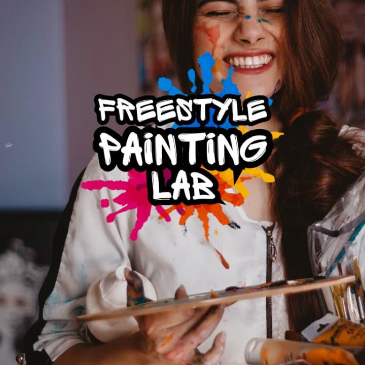 Freestyle Painting Lab: Unconventional Art, Unforgettable Fun