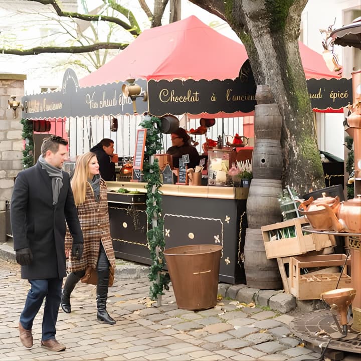 Visite à pied de la colline de Montmartre pour une dégustation de vins et de mets gastronomiques français