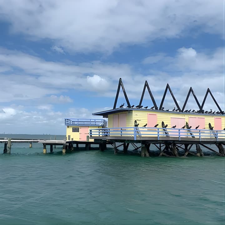 Paseo en barco por la histórica Stiltsville, en el Parque Nacional de Biscayne