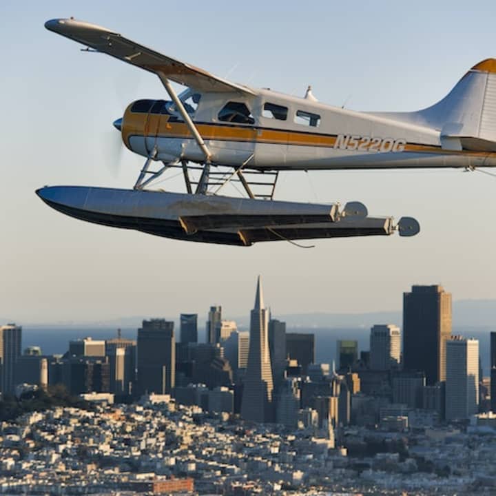 ﻿Sitios de la ciudad de San Francisco en hidroavión