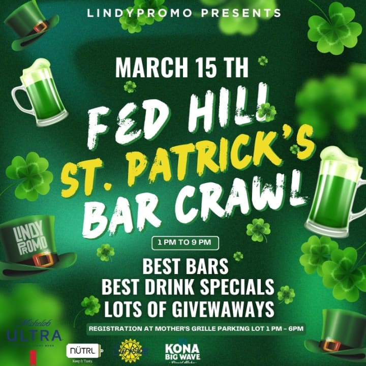 Fed Hill's St Patrick's Bar Crawl