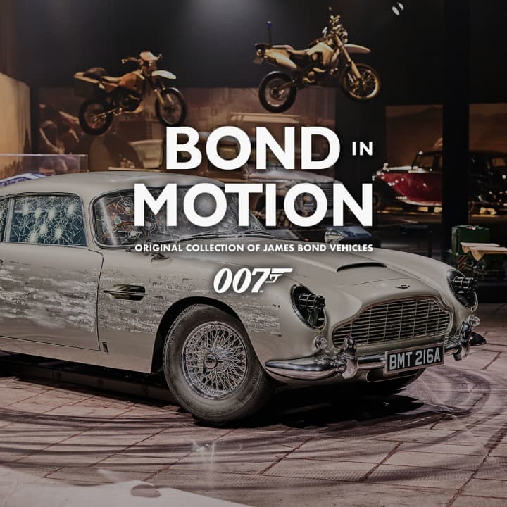 Bond In Motion: De tentoonstelling met originele James Bond voertuigen