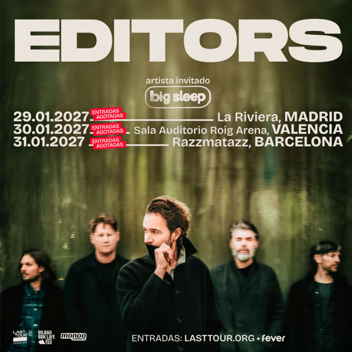 Editors at Razzmatazz, Barcelona 2027