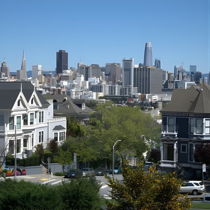 ﻿Recorrido por las Damas Pintadas y las Casas Victorianas de Alamo Square