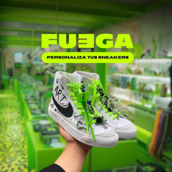 Promo Art Week in ﻿Fuega Lab: Sneakers customization workshop