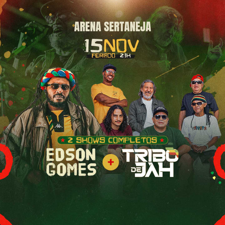 Show do Edson Gomes e Tribo de Jah no Arena Sertaneja