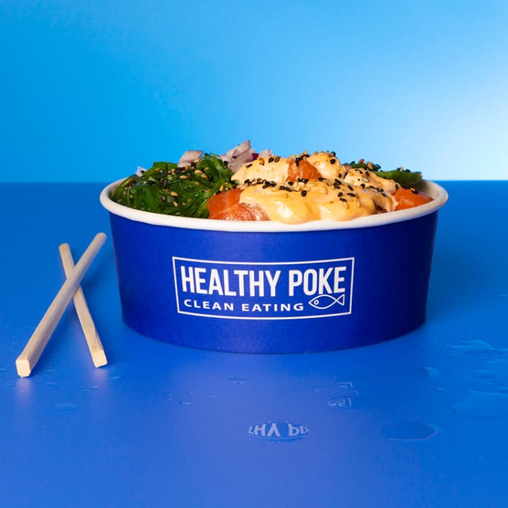 ﻿create your poke! Healthy menu at Healthy Poke
