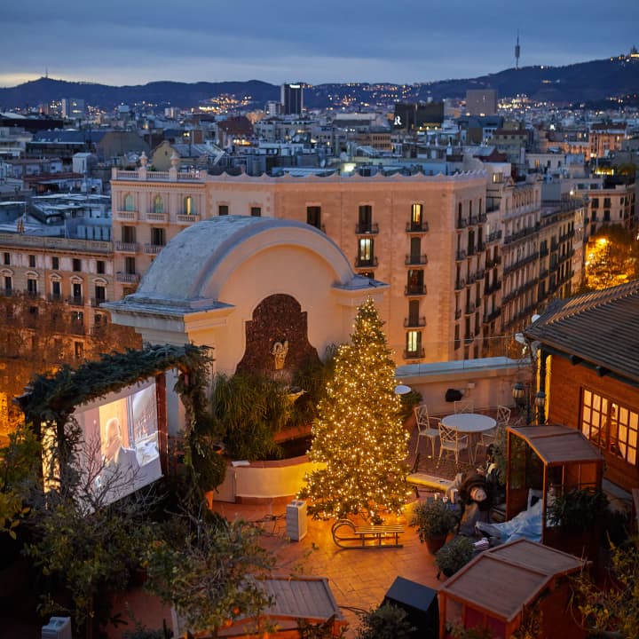 ﻿Christmas rooftop cinema at El Palace Barcelona
