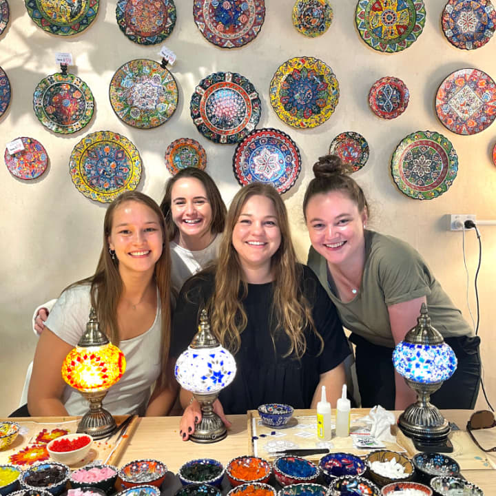 Mosaic Art Classes Dallas: Turkish Lamp Workshop