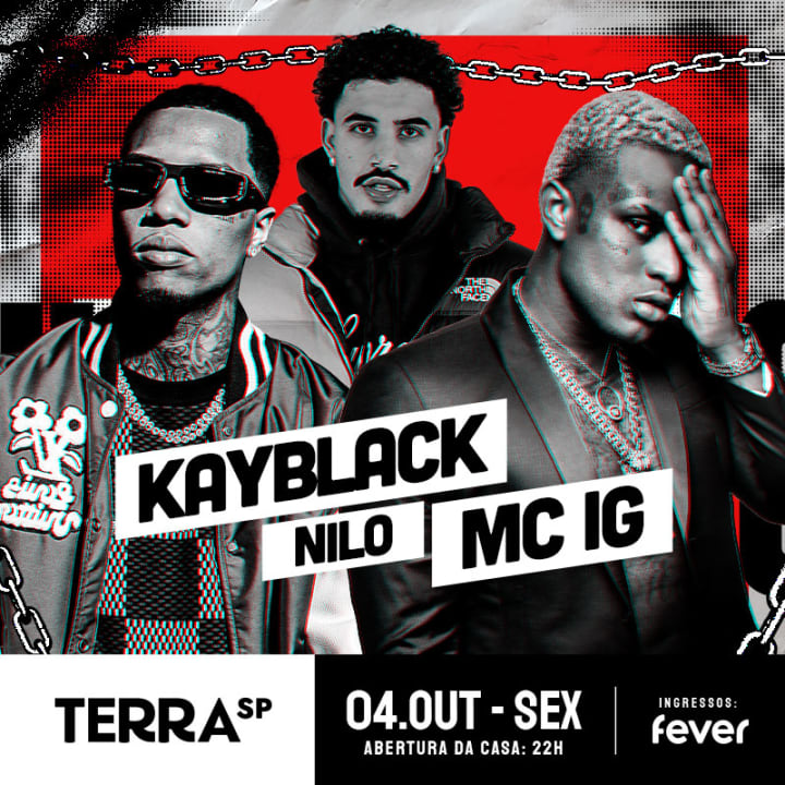 Show MC IG, Kayblack e Nilo no Terra SP