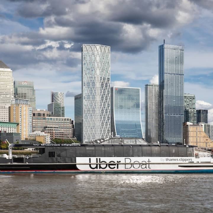 ﻿Uber Boat de Thames Clippers: Viaje sencillo & Teleférico IFS Cloud