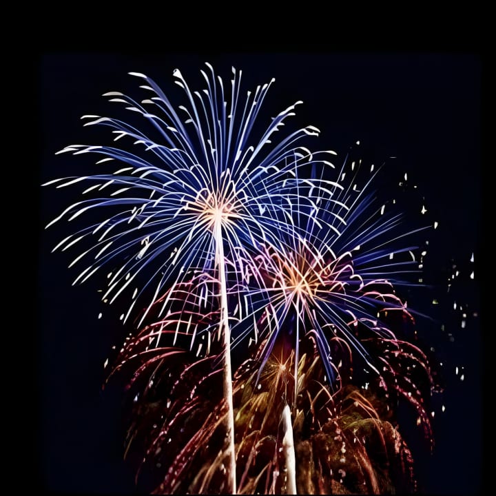 Destin Harbor Firework Show by Boat