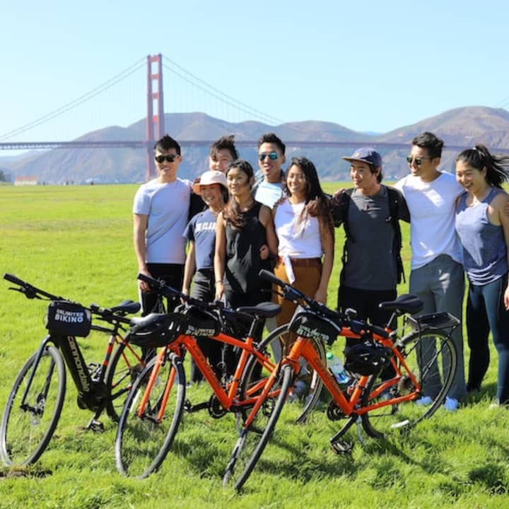 ﻿Alquiler de bicicletas en el puente Golden Gate y ferry de Sausalito