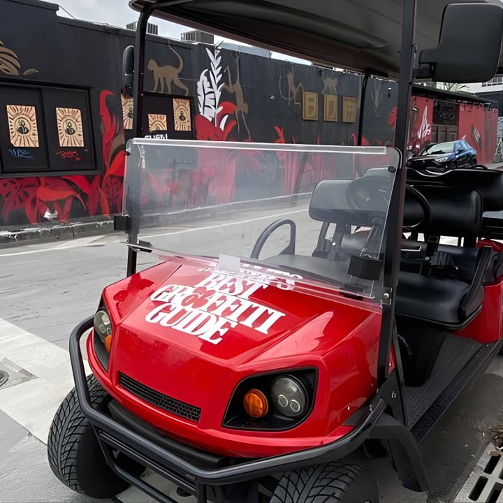 ﻿La Mejor Guía de Graffiti de Miami - Visita VIP en carrito de golf - 2-5 personas