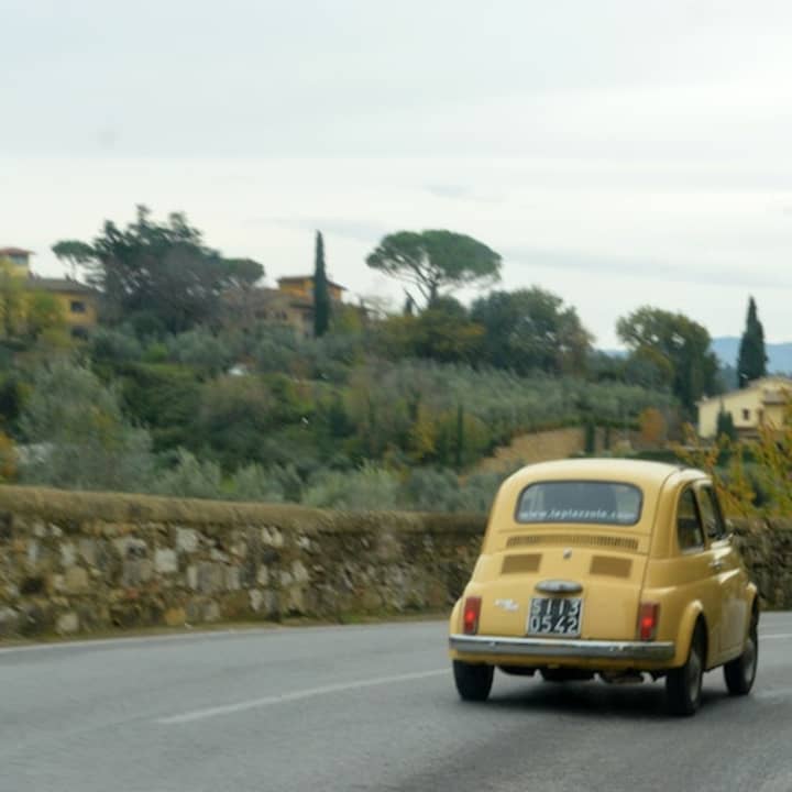 Da Firenze: Tour in auto della Fiat 500 d'epoca