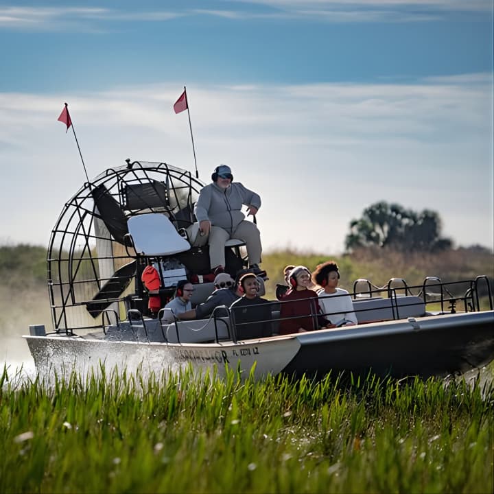 30-Minute Airboat Ride, Lunch, Gem Mining and Park Admission 