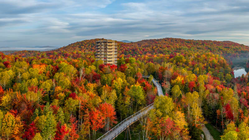 Sentier des cimes Laurentides