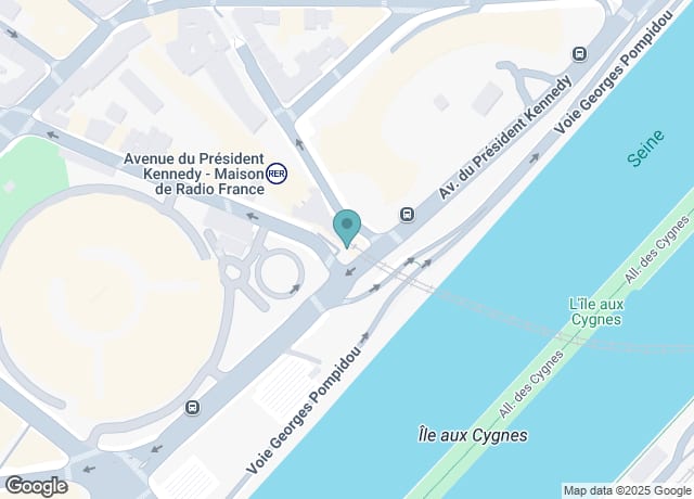 Map showing location of 2 Rue du Ranelagh