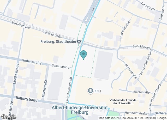 Map showing location of Platz der Alten Synagoge