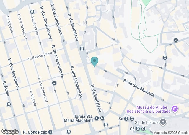 Map showing location of Rua de São Mamede