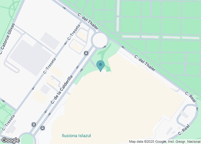 Map showing location of Centro Comercial Islazul