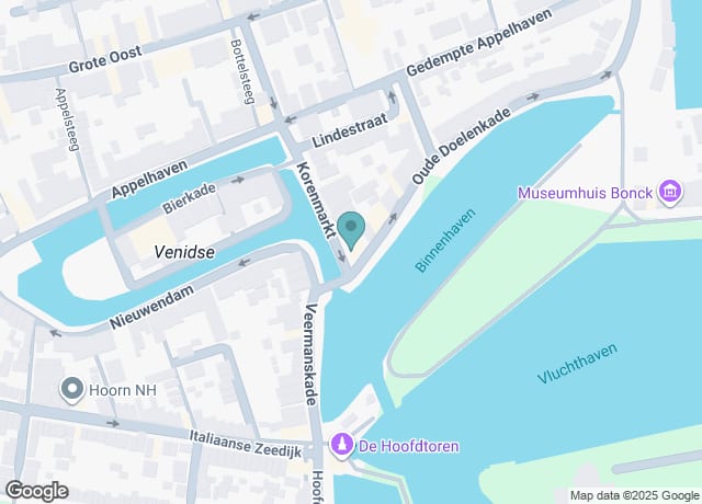 Map showing location of De Kade