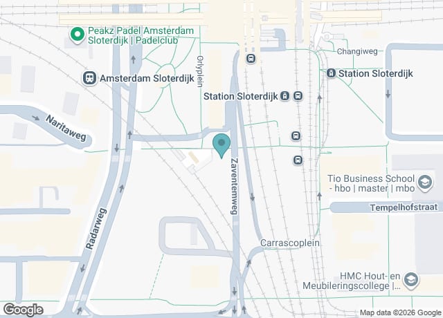 Map showing location of Prison Island Amsterdam