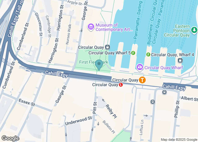 Sydney Cove Map