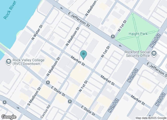 E Jefferson St & N 2nd St-NEC-Inbound, Rockford, IL 61107, USA
