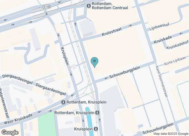 Map showing location of De Doelen - Jurriaanse Zaal