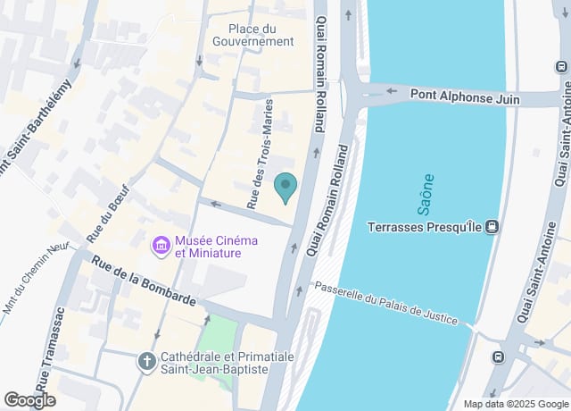 Map showing location of Récidive