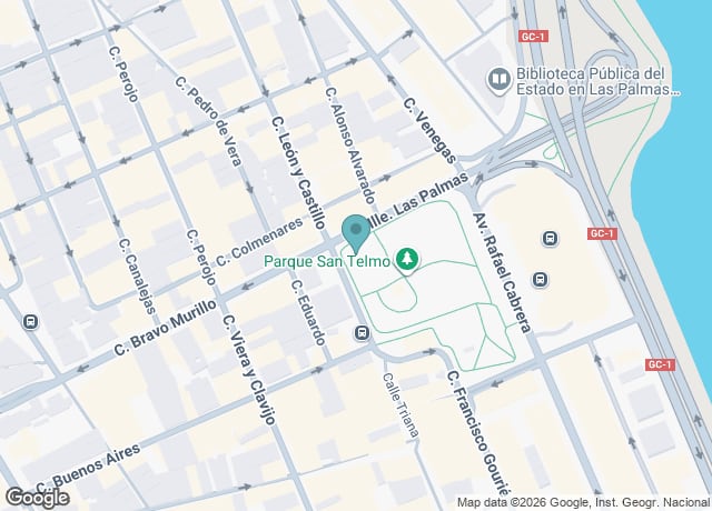 Parque San Telmo - Calle Triana