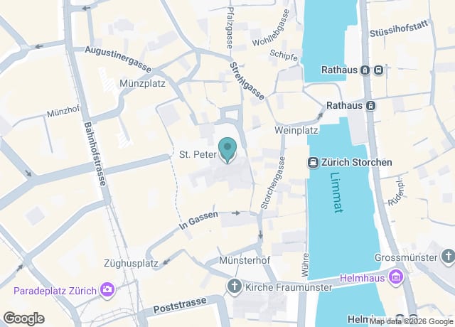 Map showing location of St. Peter