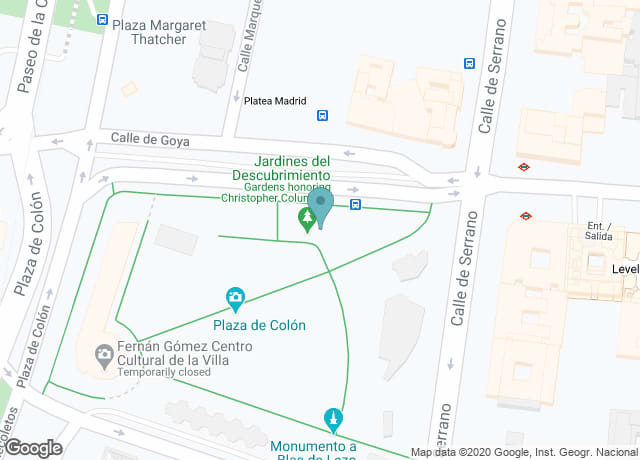 Plaza de Colón- Jardines del Descubrimiento