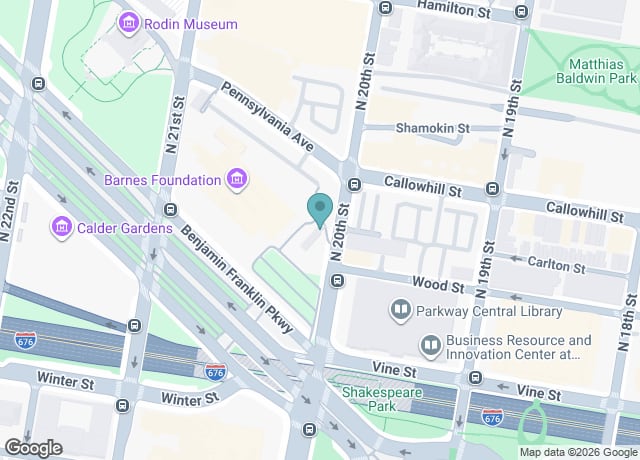 1600 Benjamin Franklin Pkwy
