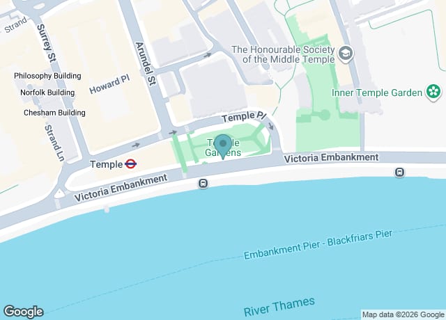 Temple Embankment Bus Stop N
