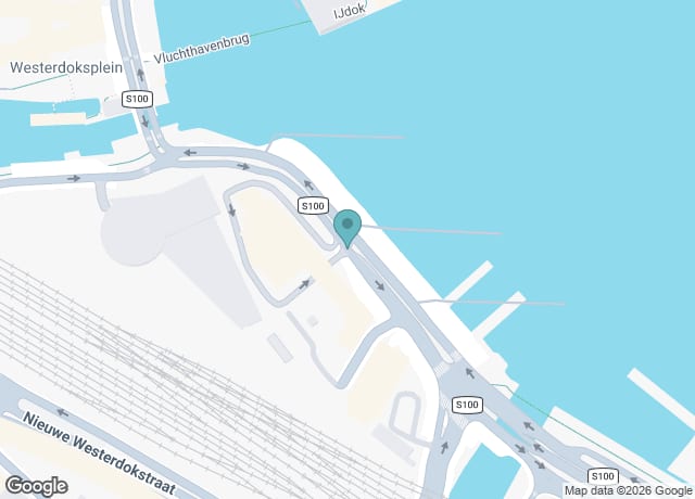 Map showing location of De Ruijterkade