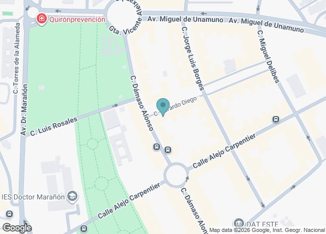 Map showing location of Calle de Cabello Lapiedra