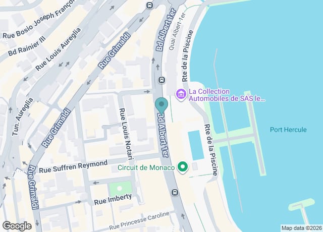 Monaco Grand Prix grid - Start/Finish line
