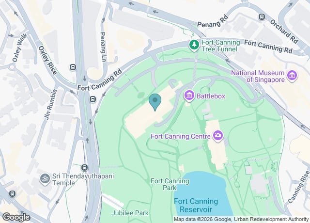 Map showing location of METT Singapore