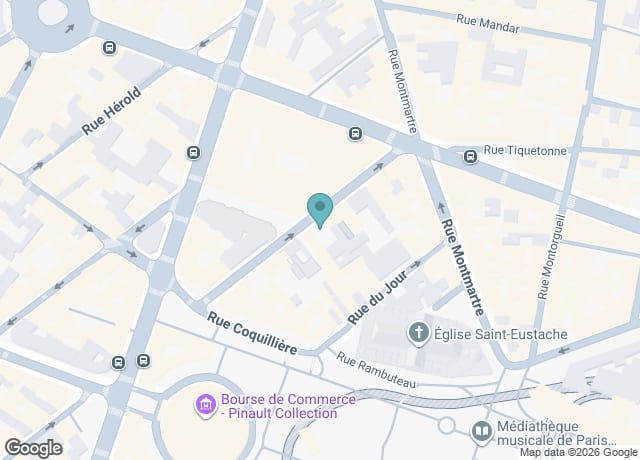 Map showing location of Salons du Louvre