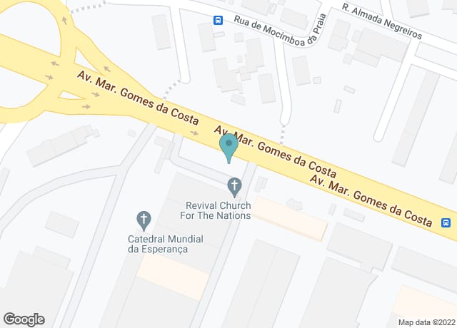 Map showing location of LAV - Lisboa ao Vivo