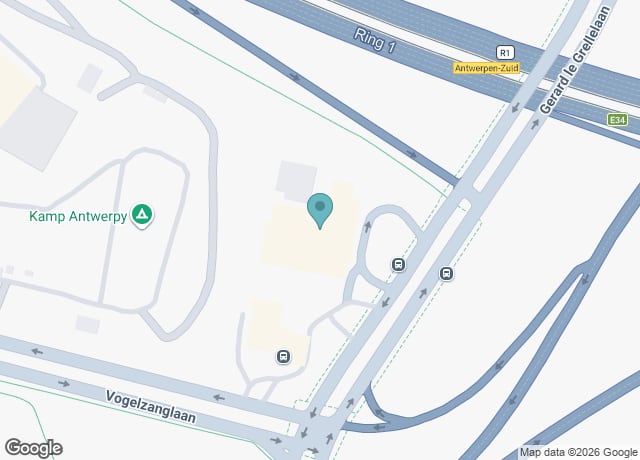 Map showing location of Crowne Plaza Antwerp by IHG