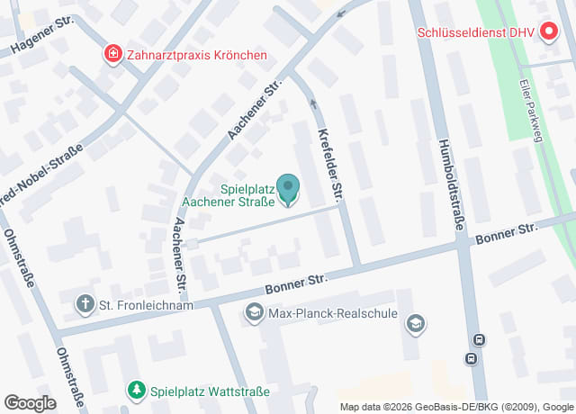 Eingang Aachener Straße