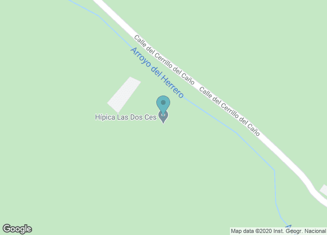 Map showing location of Hípica Las Dos Ces