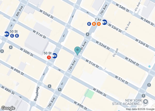 7th Avenue & West 51st Street