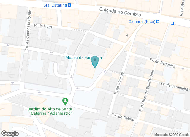 Map showing location of Pharmacy Museum