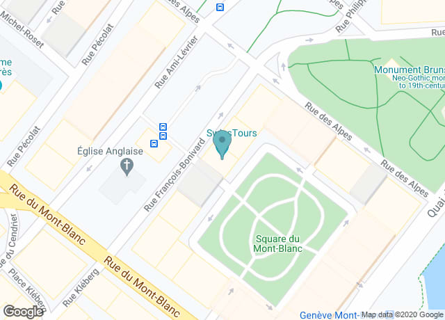 Map showing location of Keytours SA