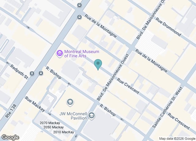 2050 Rue Crescent, Montréal, QC, Canada