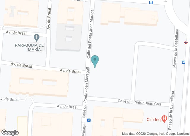 Map showing location of Tablao La Manuela
